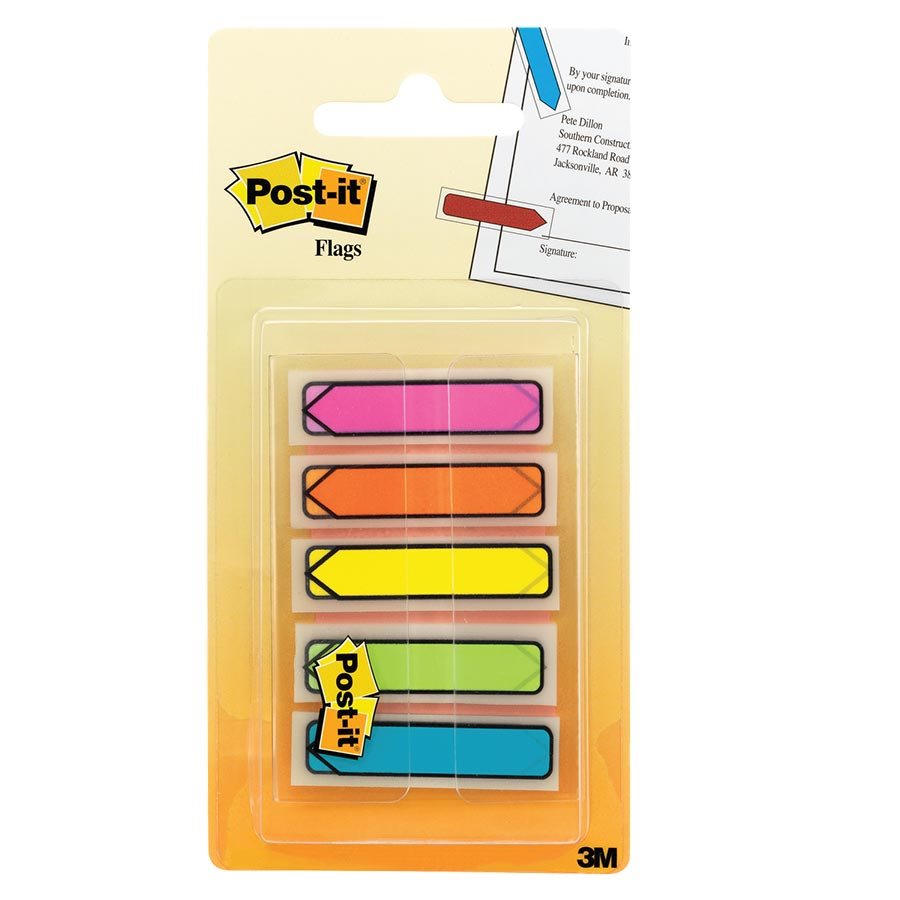 POST-IT LANGUETTE FLECHE (100) 5VI - PAPETERIE - 3M