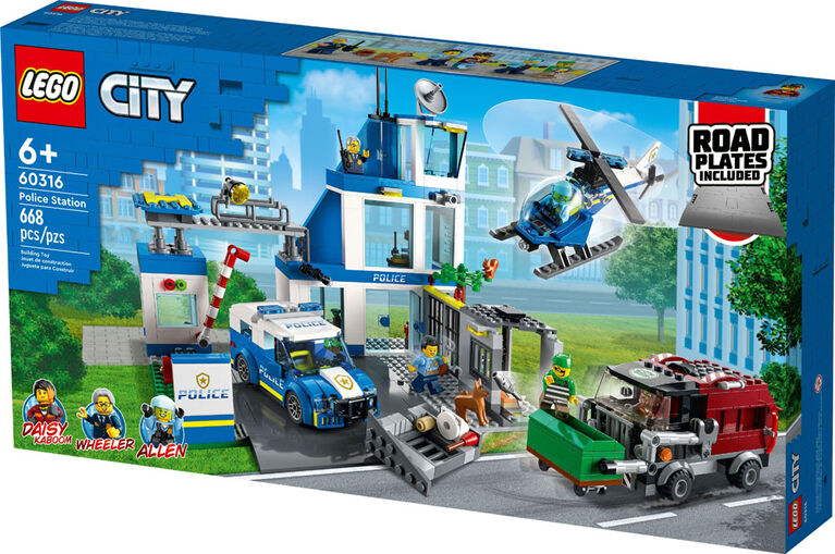 LEGO - POSTE DE POLICE - CONSTRUCTION - LEGO