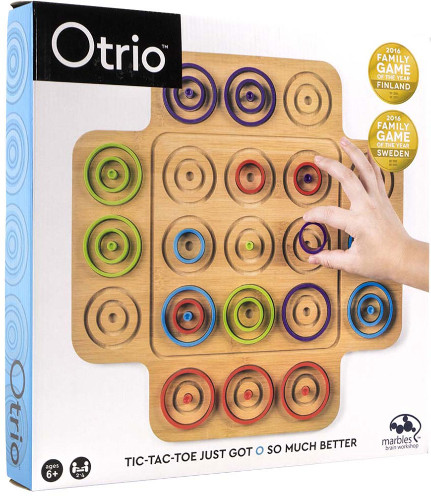 OTRIO : TIC TAC TOE TRIO - JEUX DE LOGIQUE & PATIENCE - Marbles Brain Workshop