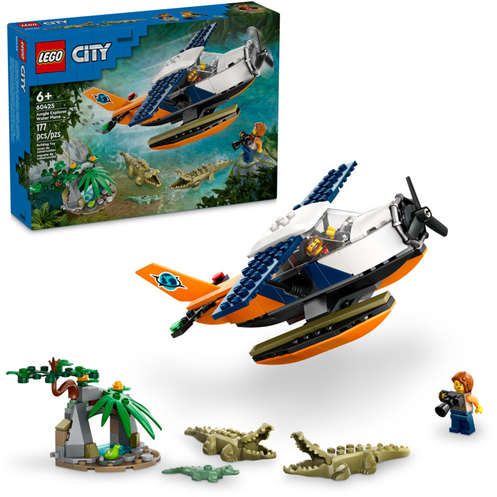 City - Jungle Explorer water plane - CONSTRUCTION - LEGO