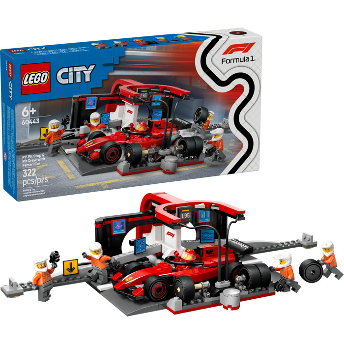 Lego - Arret au Stand F1 Ferrari,322 pcs - CONSTRUCTION - LEGO