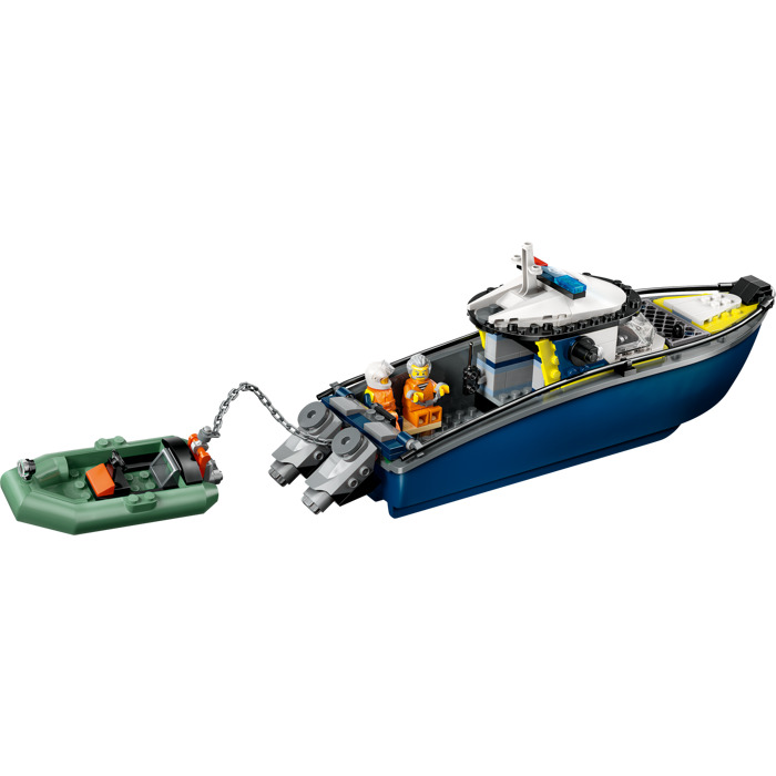 City - Poursuite de police en bateau - CONSTRUCTION - LEGO