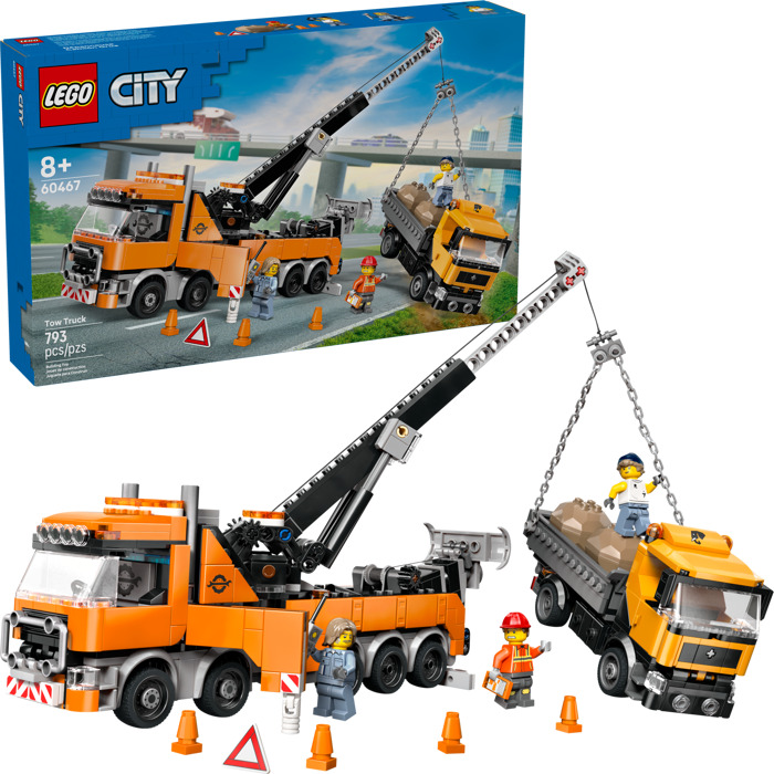 City - camoin remorquage avec grue - CONSTRUCTION - LEGO