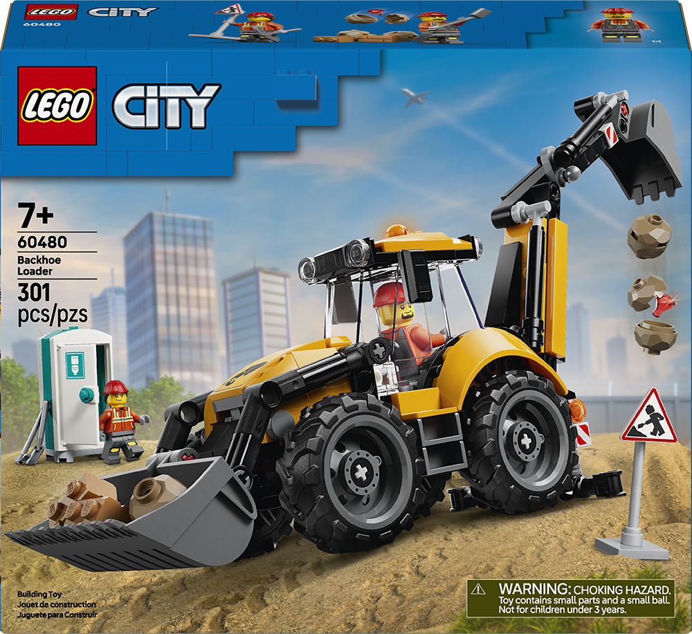 City - Le tractopelle jaune - CONSTRUCTION - LEGO
