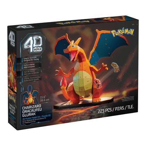 4D Build - Charizard, 223pcs - 4D Build - Charizard, 223pcs - KID COLLECTION