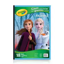 CAHIER A COLORIER GEANTS FROZEN II - DESSIN & COLORIAGE - CRAYOLA