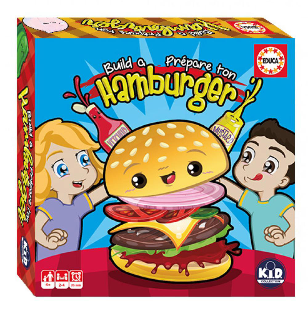 PRÉPARE TON HAMBURGER - JEUX POUR ENFANTS - educa