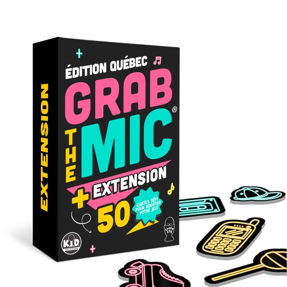 Grab the Mic - Extension ed. Que. (fr) - JEUX DE PARTY & D'AMBIANCE - KID COLLECTION