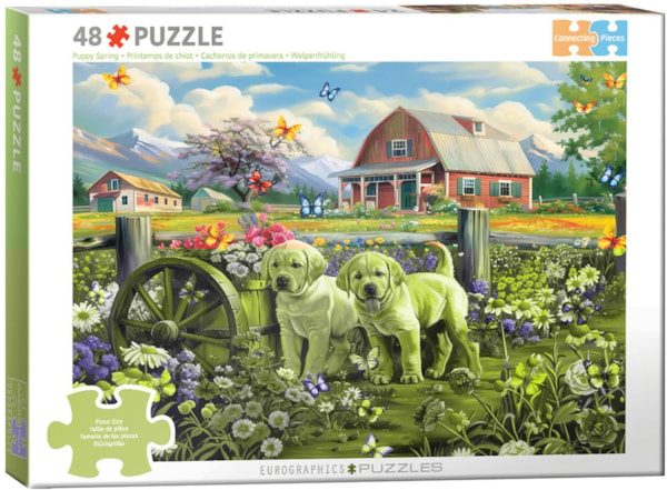 Eurographics - Printemps de chiots, 48 - 999 PIECES ET MOINS - EUROGRAPHICS