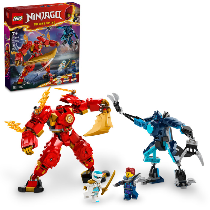 Ninjago - Robot de feu élementaire de Ka - CONSTRUCTION - LEGO