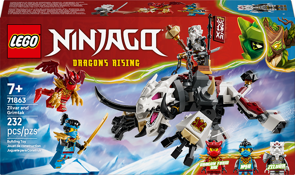 Ninjago - Zilvar et Grimtak la bête drac - CONSTRUCTION - LEGO