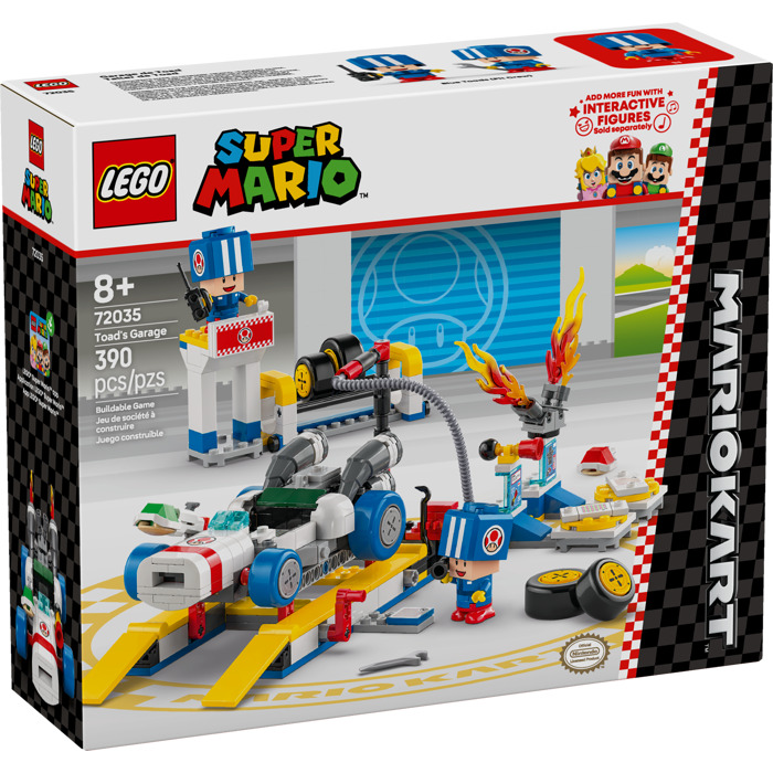 Super Mario - Mario Kart Garage de Toad - - LEGO