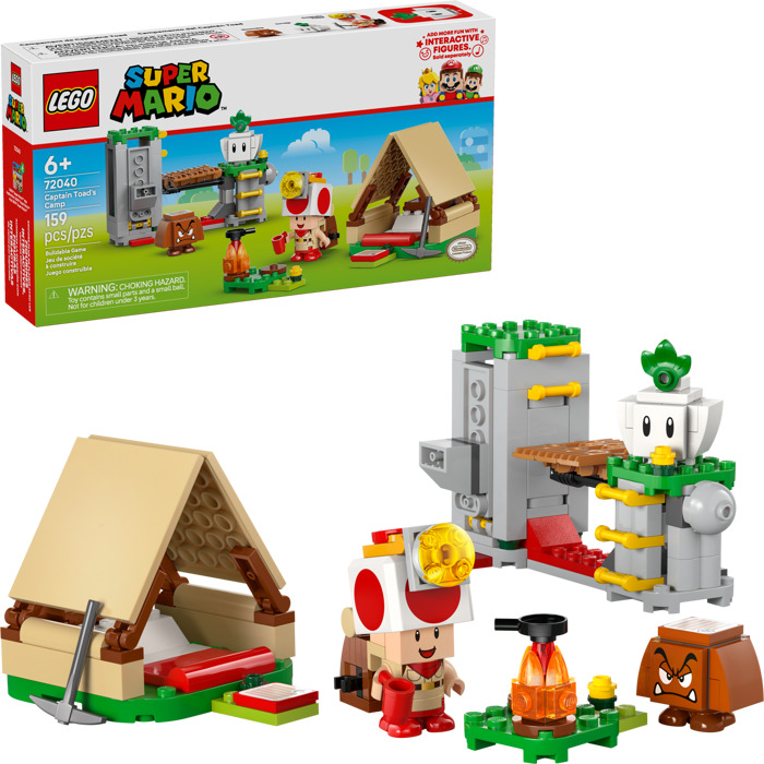 Super Mario - Campement capitaine Toad - CONSTRUCTION - LEGO