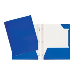 DUO-TANG À POCHETTES EN CARTON BLEU - RELIURES & PRESENTATION - GEOCAN