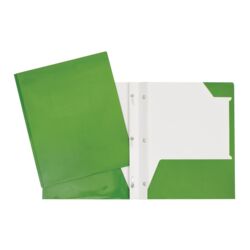 DUO-TANG À POCHETTES EN CARTON VERT - RELIURES & PRESENTATION - GEOCAN