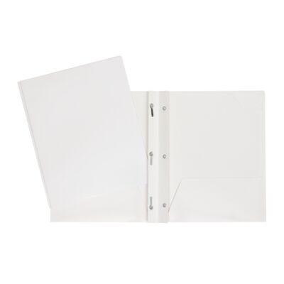 DUO-TANG À POCHETTES EN CARTON BLANC - RELIURES & PRESENTATION - GEOCAN