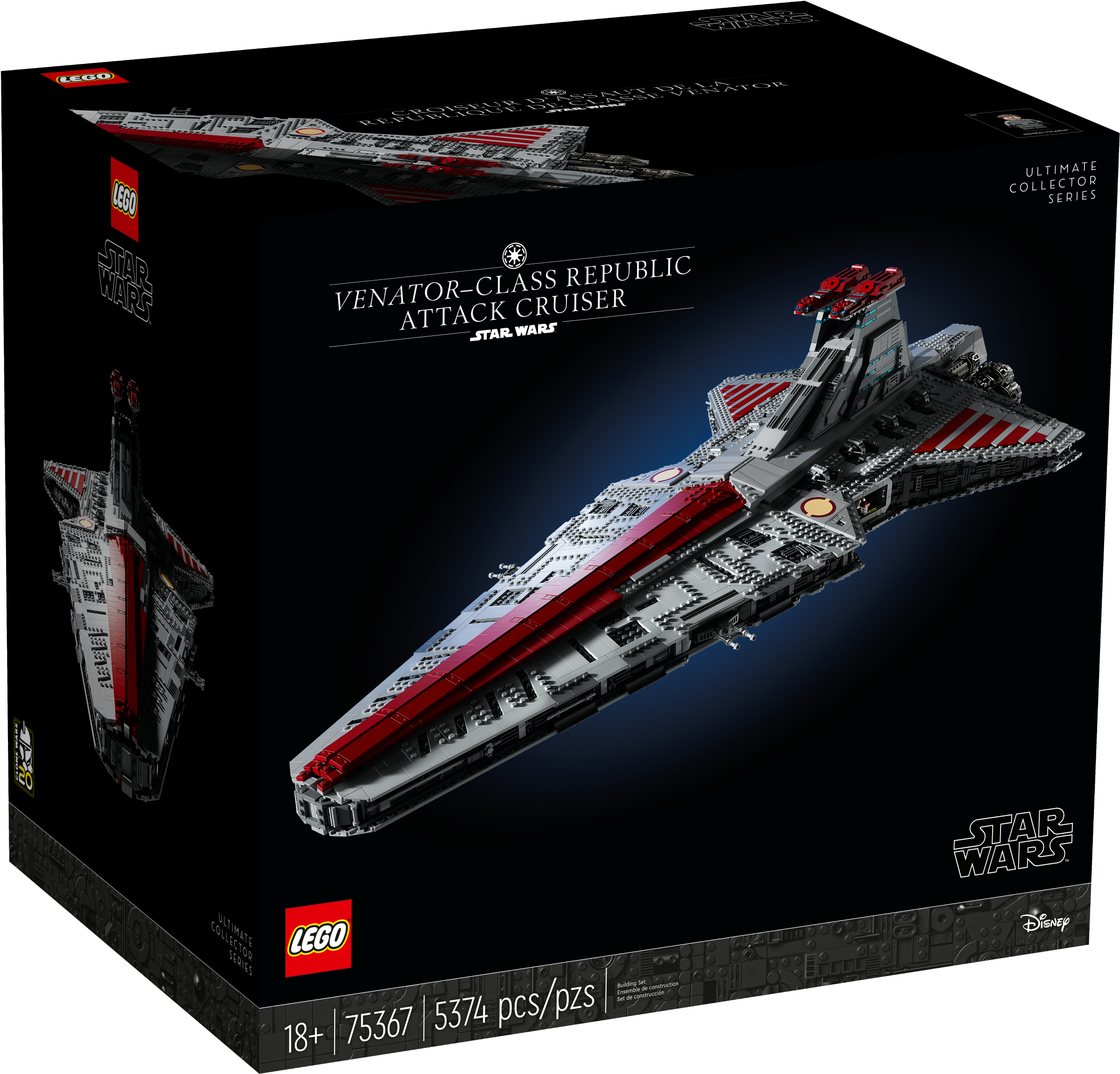 HT Star Wars - Croiseur classe Venator - CONSTRUCTION - MICROSOFT