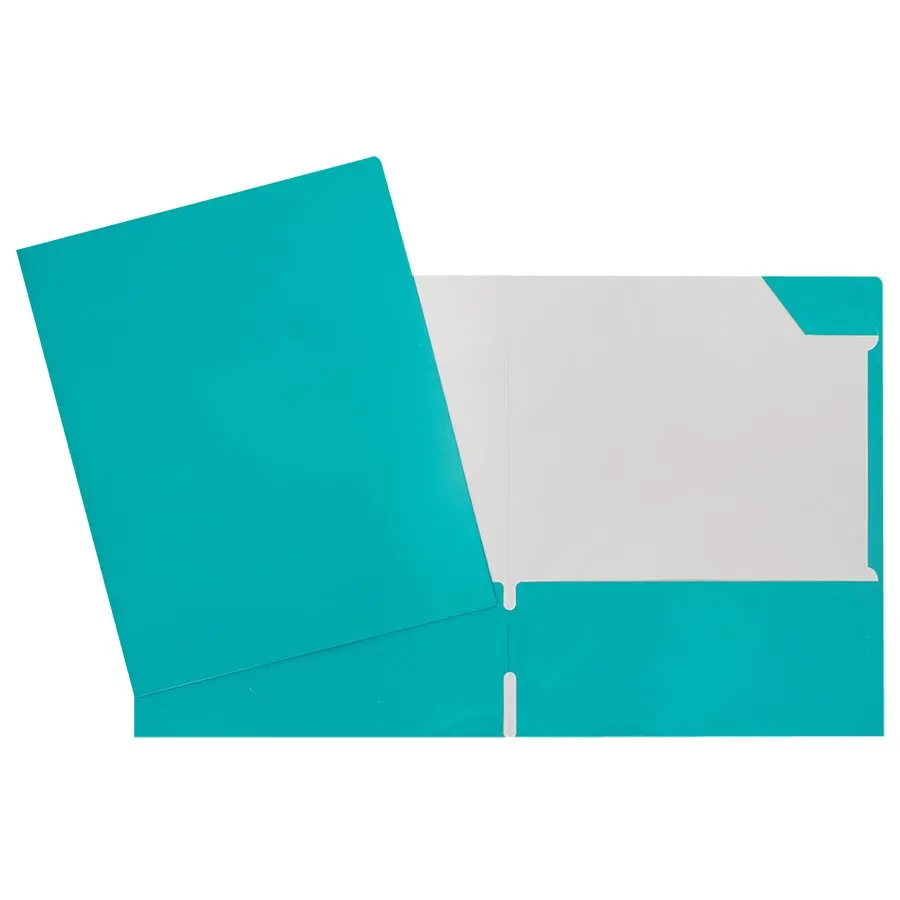 POCHETTE LAMINE TURQUOISE - RELIURES & PRESENTATION - GEOCAN