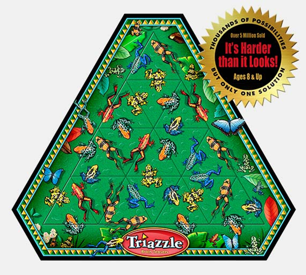 TRIAZZLE 16 PIECES GRENOUILLES - FAMILLE - THINKFUN