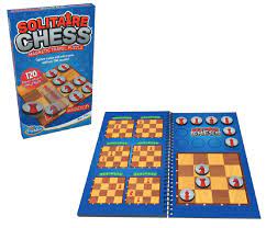 SOLITAIRE CHESS MAGNETIQUE DE VOYAGE - JEUX DE LOGIQUE & PATIENCE - THINKFUN