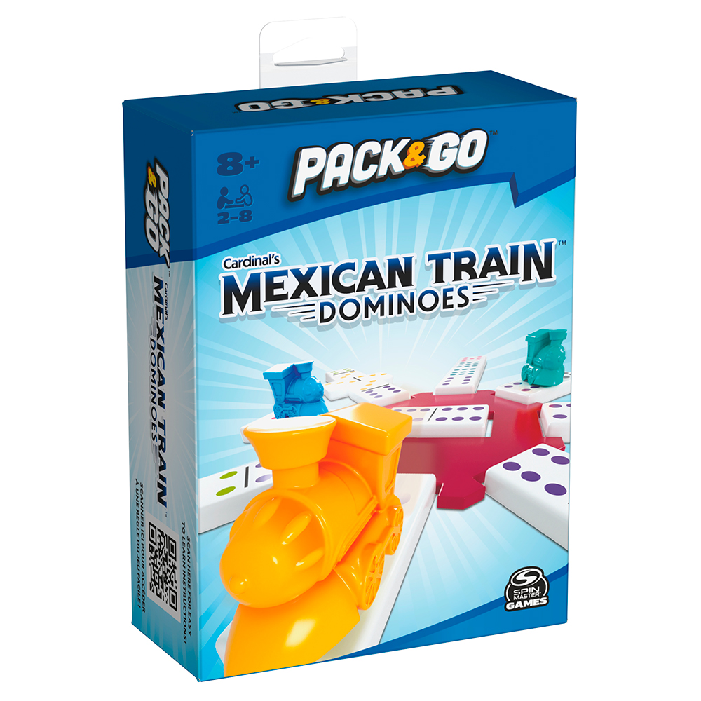 DOMINOS TRAIN MEXICAIN DOUBLE 12 VOYAGE - JEUX DE STRATEGIE & DE TABLE - SPIN MASTER