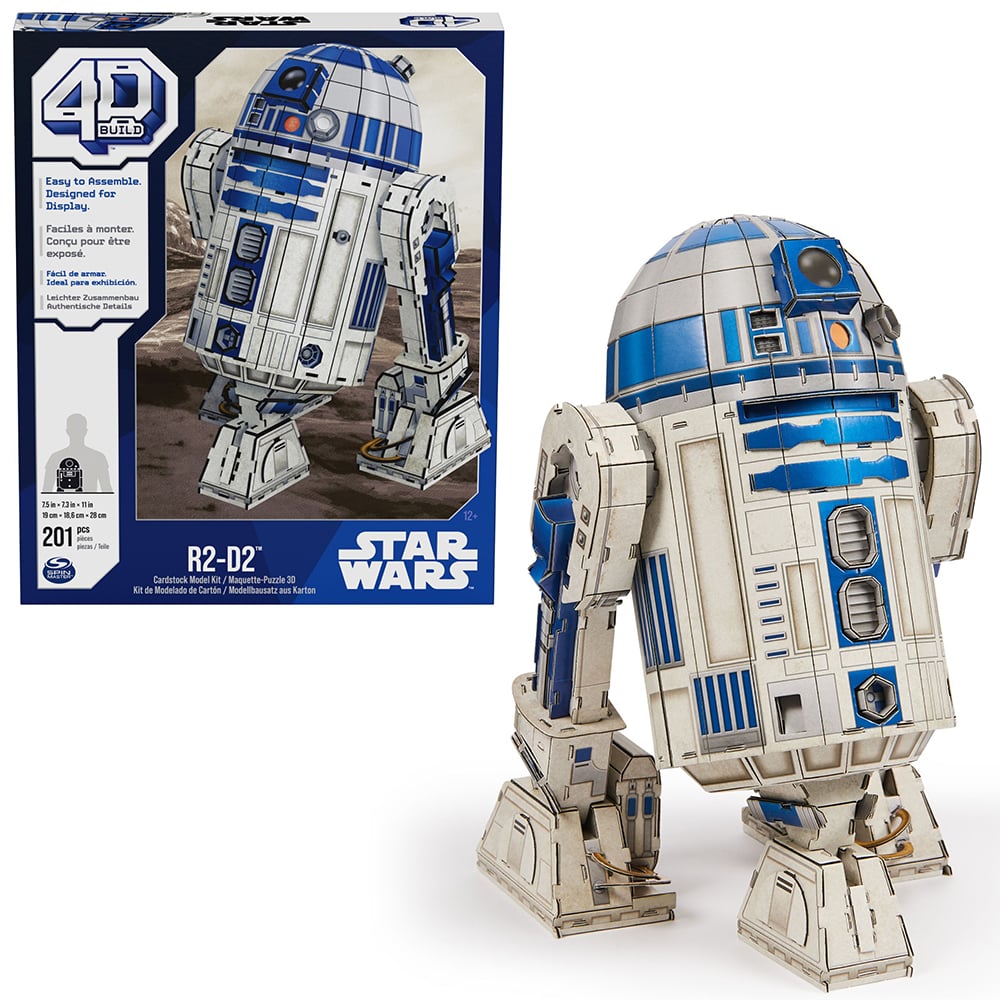 4D Build - Star Wars - R2-D2 - 3D - SPIN MASTER