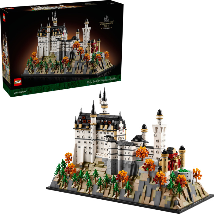 Architecture - chateau neuschwanstein - CONSTRUCTION - LEGO