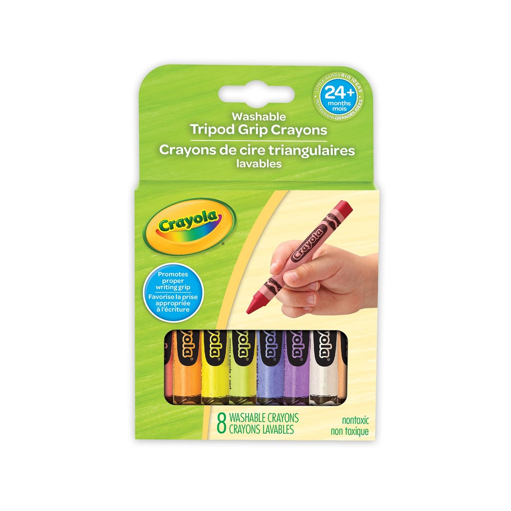 CRAYONS DE CIRE TRIANGULAIRES LAVABLES - MATÉRIEL & ACCESSOIRES - CRAYOLA