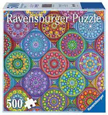 Ravensburger - Magnificent Mandalas, 500 - 500 PIÈCES - RAVENSBURGER