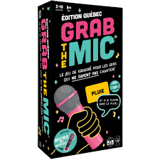 Grab The MIc - Édition Québec - JEUX DE PARTY & D'AMBIANCE - K.I.D. COLLECTION