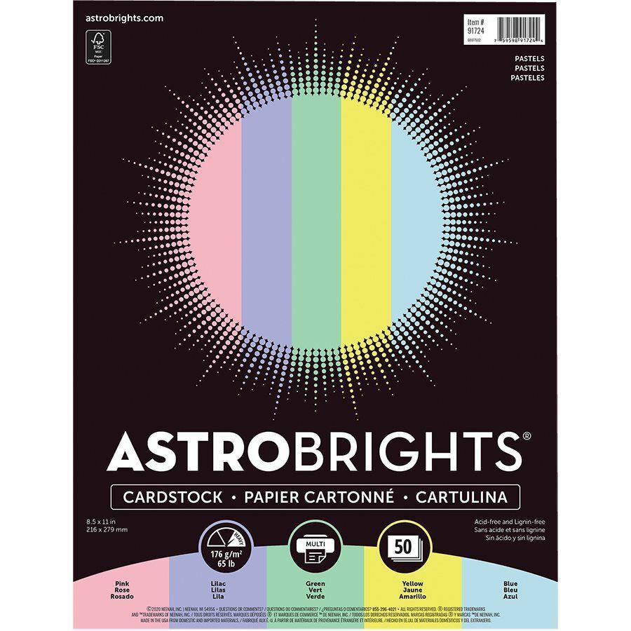 PAPIER CARTONNÉ ARTOBRIGHTS COUL ASST - PAPETERIE - MICROSOFT