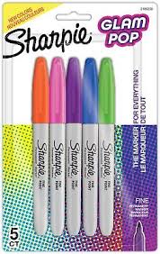 MARQ. SHARPIE GLAMPOP FIN ( 5 ) - INSTRUMENTS D'ECRITURE - MICROSOFT