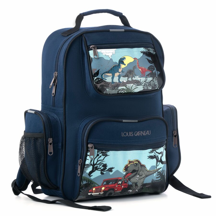 SAC A DOS 4 POCHETTES LG DINO - SAC A DOS,LUNCH,ETUIS A CRAYON - MICROSOFT
