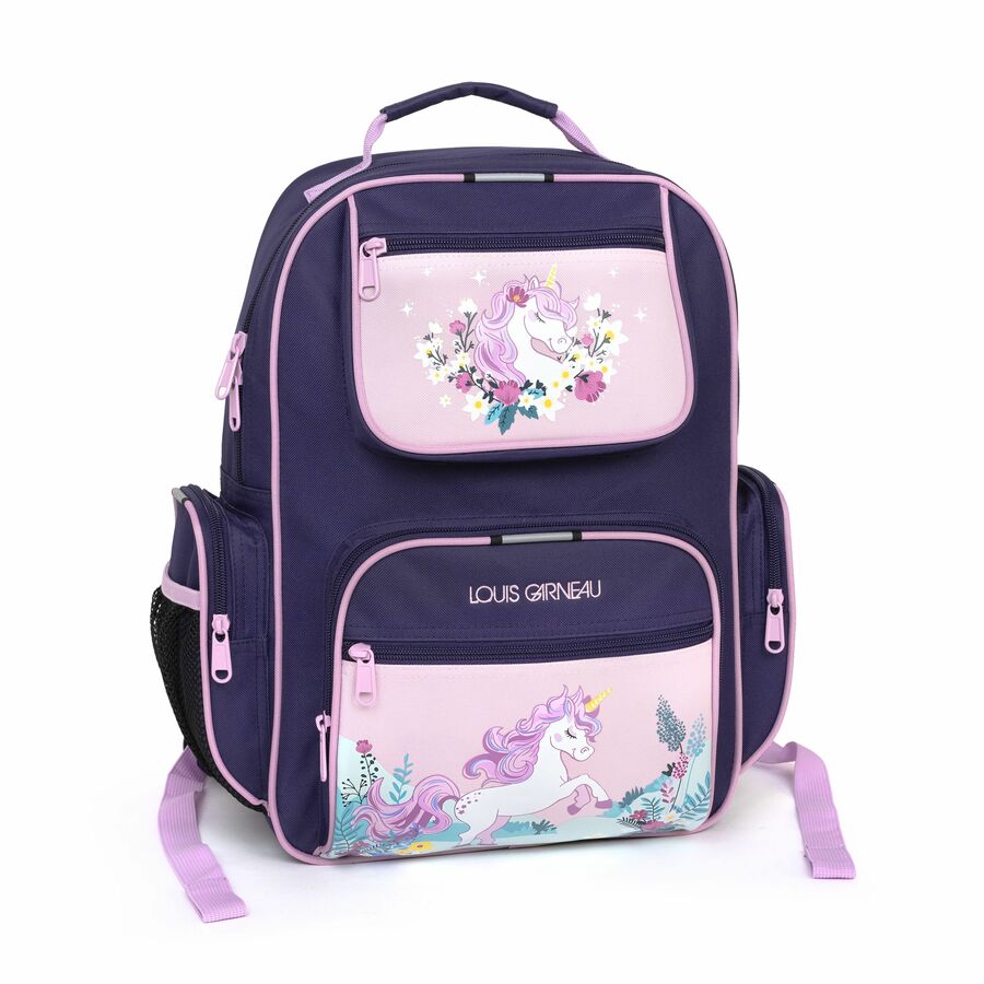 SAC A DOS 4 POCHETTES LG LICORNE - SAC A DOS,LUNCH,ETUIS A CRAYON - MICROSOFT
