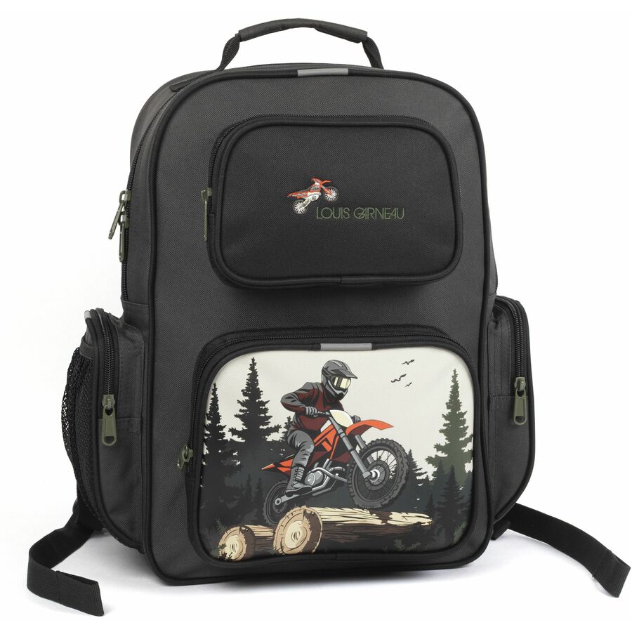 SAC A DOS LG 4POCH.MOTO REMB - SAC A DOS,LUNCH,ETUIS A CRAYON - GEOCAN
