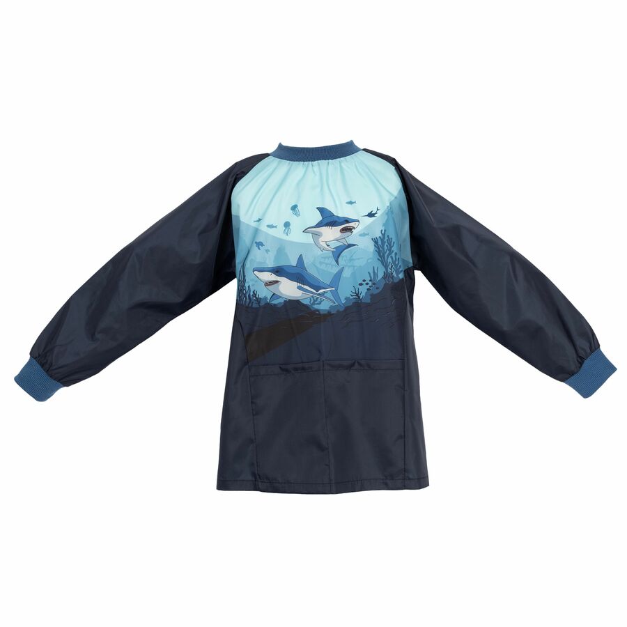 TABLIER LG REQUIN 6-8ANS IMP - SAC A DOS,LUNCH,ETUIS A CRAYON - GEOCAN