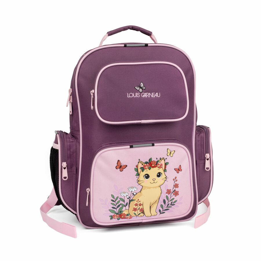 SAC DOS LG 4POCH.CHAT REMB - SAC A DOS,LUNCH,ETUIS A CRAYON - GEOCAN