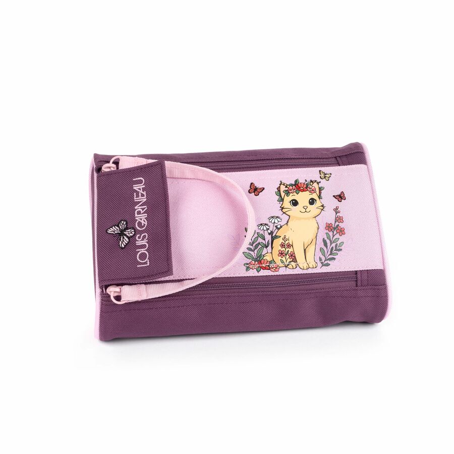 ETUI CRAY.LG 2 FERM.CHAT - SAC A DOS,LUNCH,ETUIS A CRAYON - GEOCAN