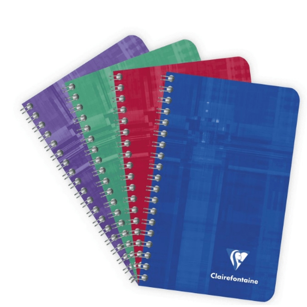 Carnet Spiral 100pgs 7.5 x 12 cm - PAPETERIE SOCIAL - Clairefontaine