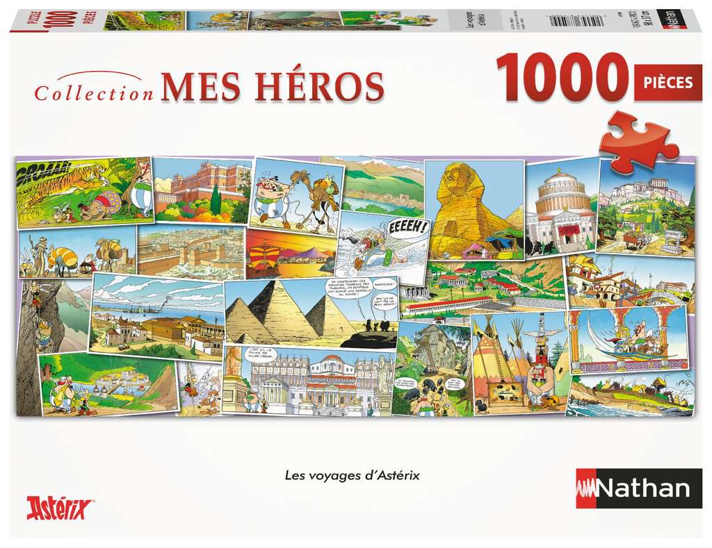 RAVENSBURGER 1000 VOYAGE D'ASTÉRIX - 1000 PIÈCES - RAVENSBURGER