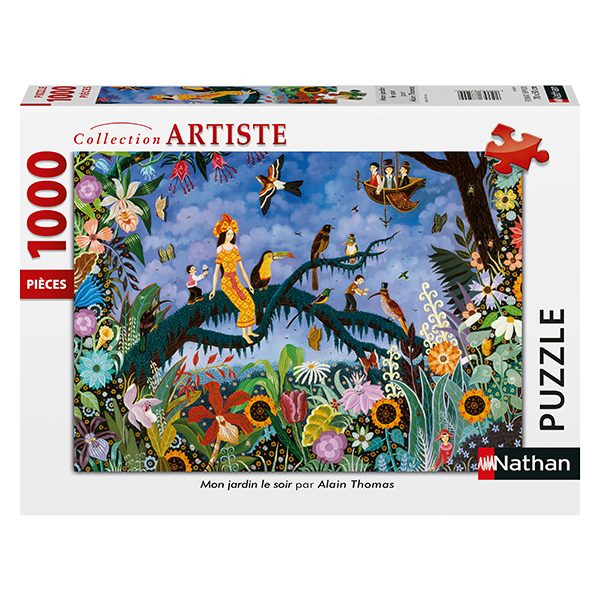 NATHAN 1000 - MON JARDIN LE SOIR - 1000 PIÈCES - NATHAN