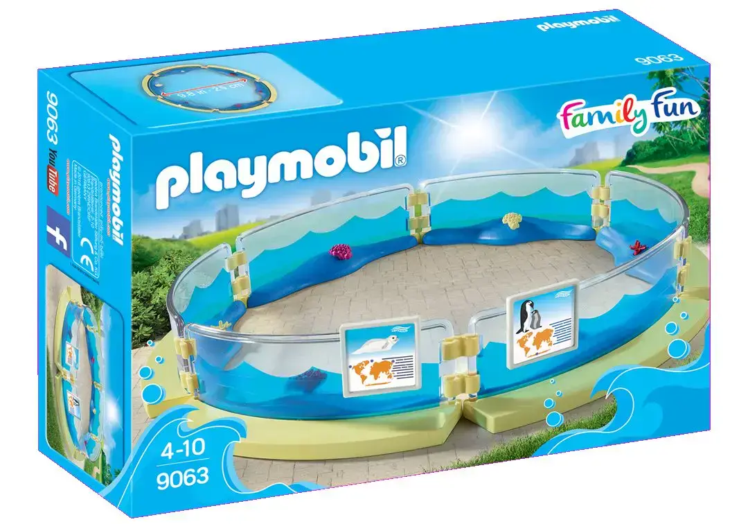 ENCLOS POUR LES ANIMAUX MARINS - - PLAYMOBIL