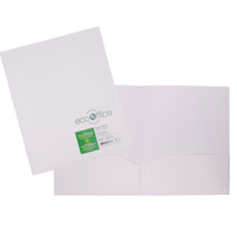 Portfolio à 2 pochettes, blanc - RELIURES & PRESENTATION - AVANDIUM