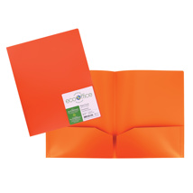Portfolio à 2 pochettes, orange - RELIURES & PRESENTATION - AVANDIUM