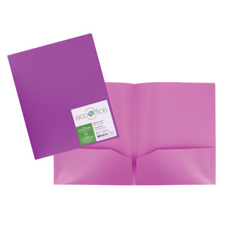 Portfolio à 2 pochettes, mauve - RELIURES & PRESENTATION - AVANDIUM