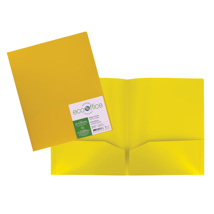 Portfolio à 2 pochettes, jaune - RELIURES & PRESENTATION - AVANDIUM