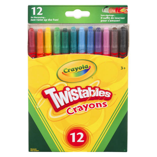 CRAYONS CRAYOLA TWISTABLE - INSTRUMENTS D'ECRITURE - CRAYOLA