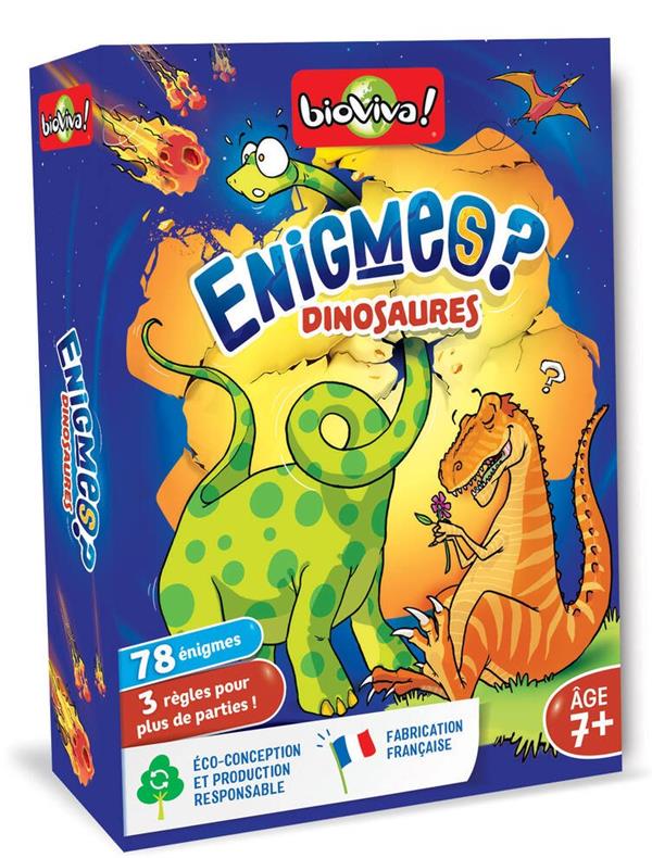 BIOVIVA - ENIGMES / DINOSAURES (fr) - JEUX POUR ENFANTS - BIOVIVA