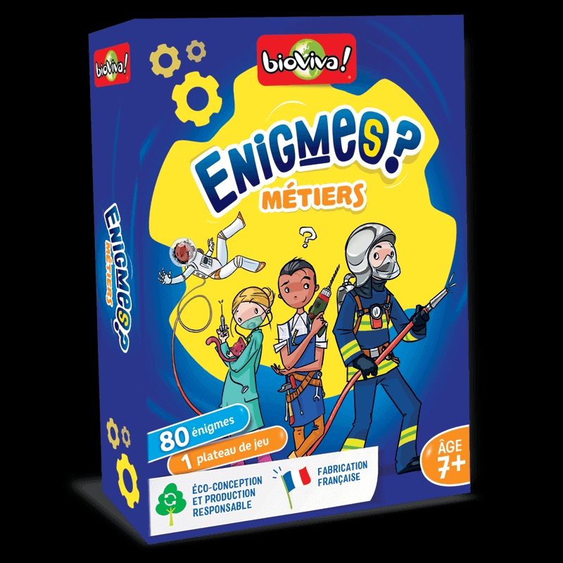ENIGMES? LES MÉTIERS - JEUX ÉDUCATIF - BIOVIVA