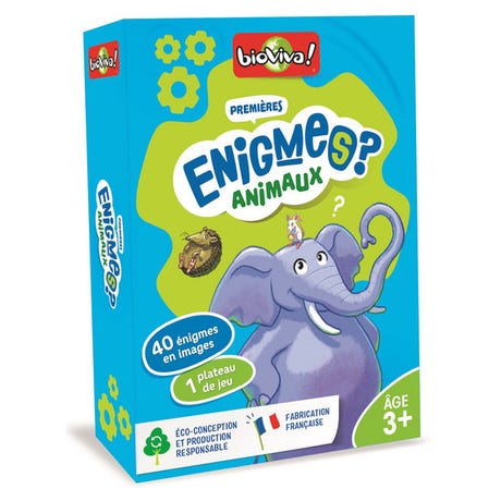 PREMIERES ENIGMES? ANIMAUX - JEUX ÉDUCATIF - BIOVIVA